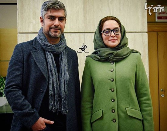 بهنوش طباطبایی و همسرش مهدی پاکدل  - جشنواره فیلم فجر 94