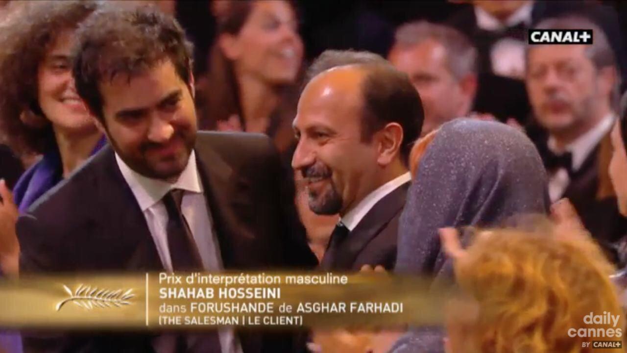 شهاب حسینی بهترین بازیگر مرد جشنواره کن